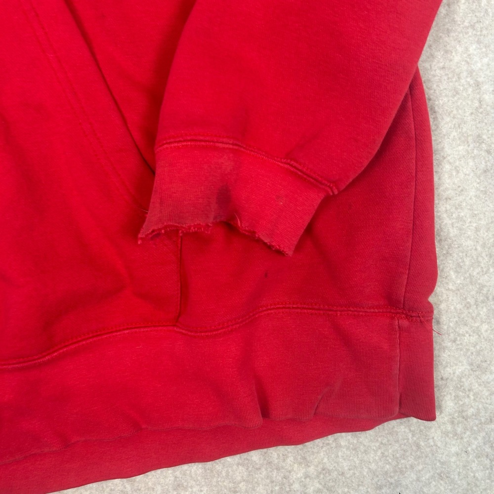 Heisman Louisville Cardinals Hoodie Mens XXL Red Distressed NCAA Pullover - Picture 3 of 8